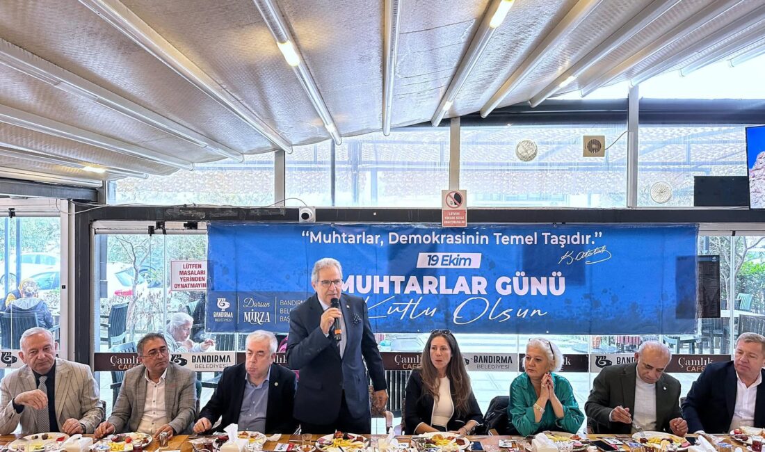 Bandırma Belediye Başkanı Dursun Mirza Muhtarlarla Buluştu: Halkımızla Aramızdaki En
