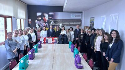 Bandırma Belediyesi’nden Dikiş Kursuna 10 Yeni Makine Desteği Bandırma Belediye