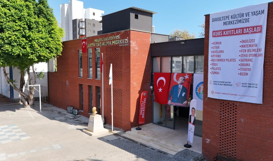 Davultepe Kültür ve Yaşam Merkezi Halkın Hizmetine Sunuldu Davultepe Kültür ve Yaşam Merkezi Halkın Hizmetine Sunuldu Mezitli Belediyesi