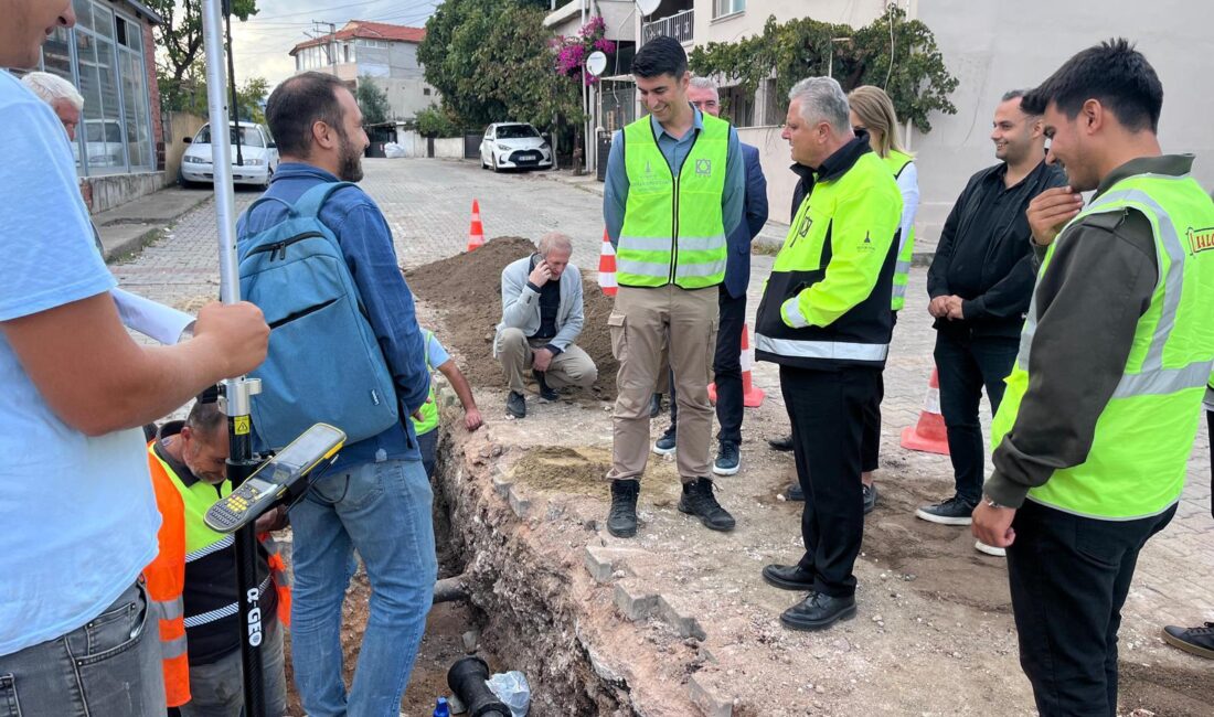 İzmir Büyükşehir Belediyesi İZSU Genel Müdürlüğü'nün Gaziemir'in Sarnıç Mahallesi'nde 205