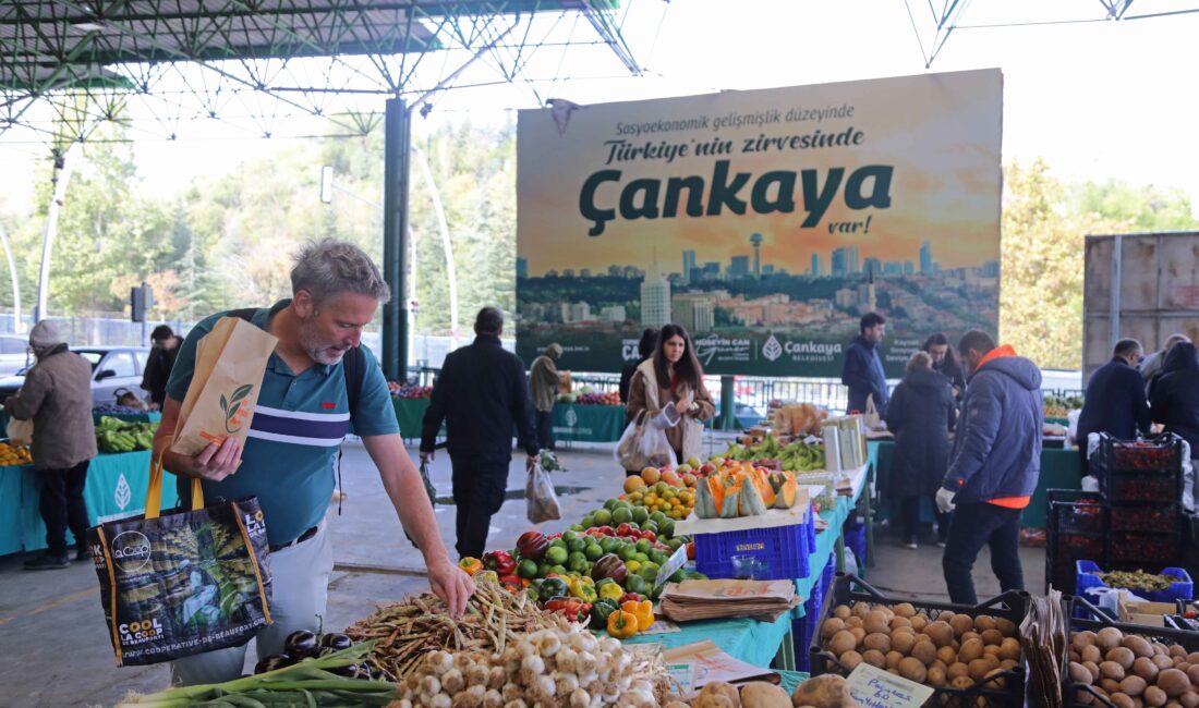 Çankaya Organik Ürün Pazarlarına Düzenli Denetim Çankaya Belediyesi, vatandaşların güvenilir