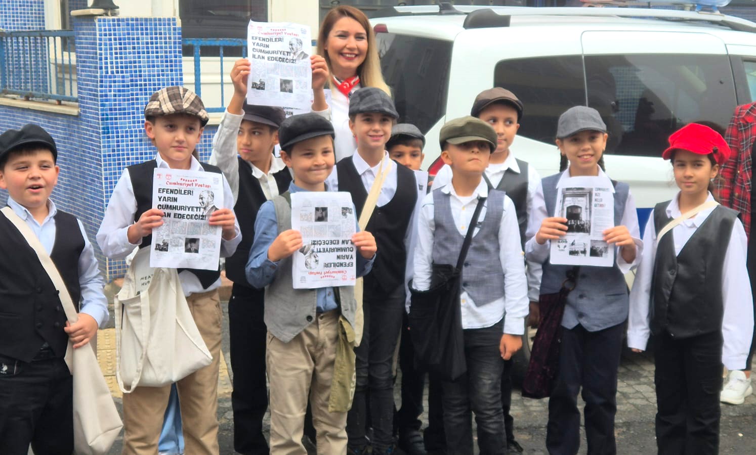 75. Yıl İlkokulu Öğrencilerinden “Çocuk Gazeteci” Etkinliği Cumhuriyetimizin 102. yılı