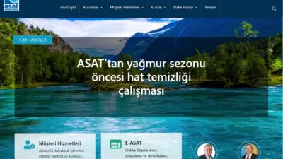 ASAT İşlemleri Dijital Ortamda Antalya Büyükşehir Belediyesi Antalya Su ve