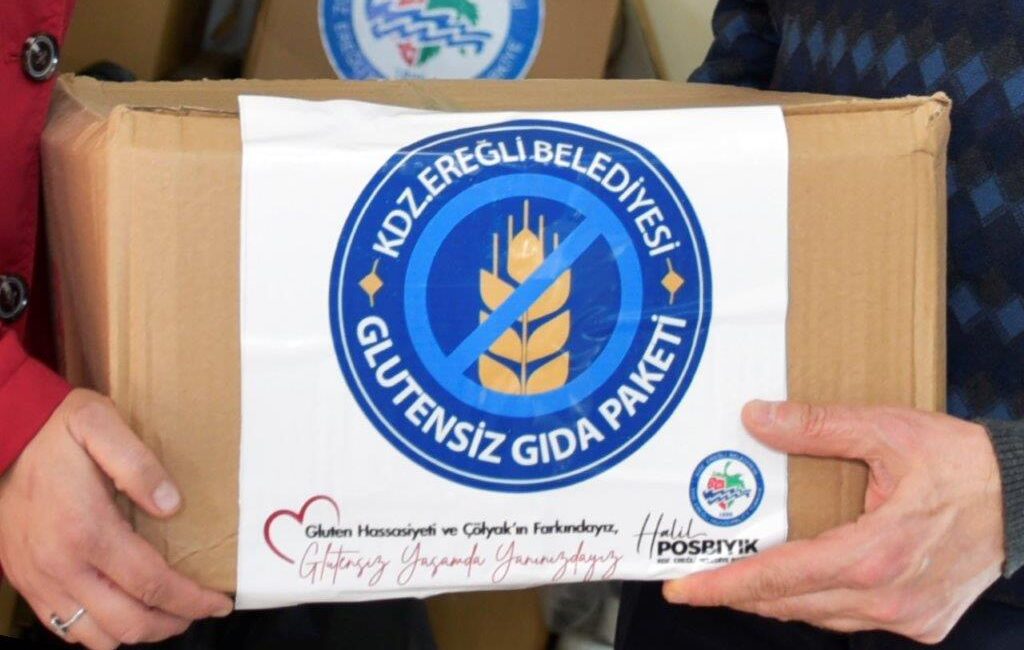 Kdz. Ereğli Belediyesi, ömür boyu diyet zorunluluğu olan Çölyak hastalarına
yardımcı