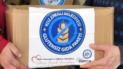 Kdz. Ereğli Belediyesi, ömür boyu diyet zorunluluğu olan Çölyak hastalarına
yardımcı