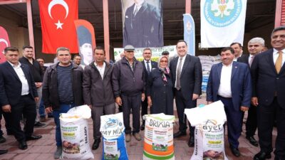 Manisa Büyükşehir Belediyesi, üreticilere destek olmak amacıyla başlattığı “Destek Bizden,