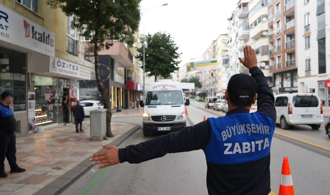 Denizli Büyükşehir Zabıta’dan Şehir İçi Dolmuşlara Trafik Denetimi Toplu taşımada