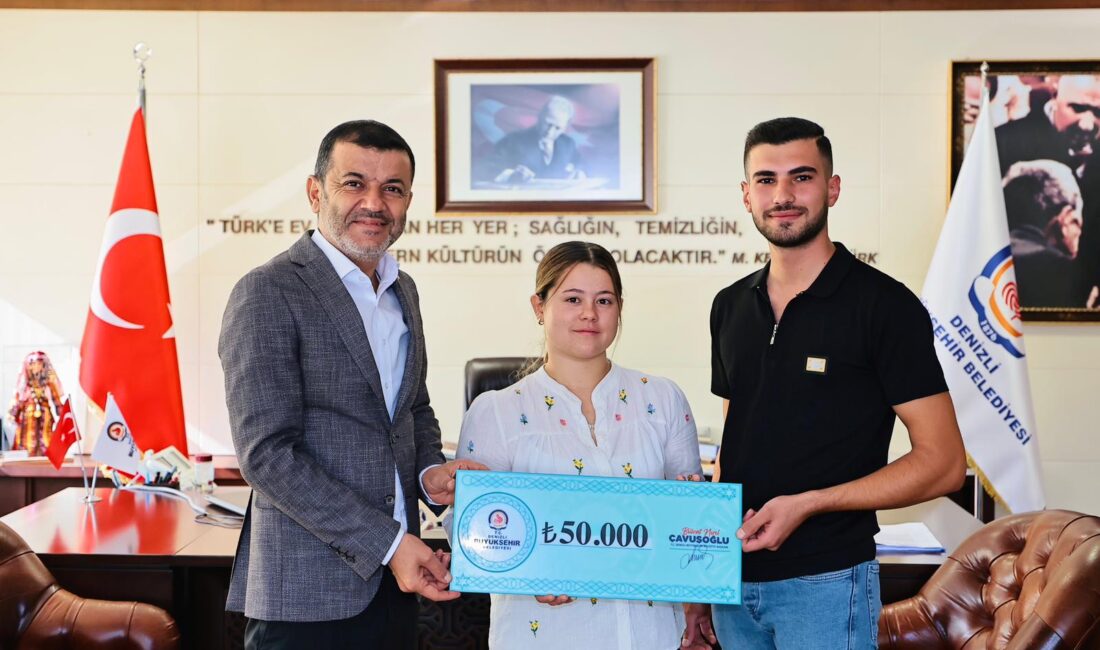 Denizli Büyükşehir’den Kırsalda Evlenen Gençlere Tam Destek Denizli Büyükşehir Belediyesi’nin