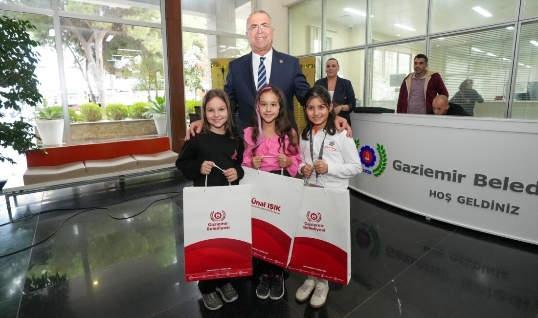 Gaziemirli Minik Ressamlardan Anlamlı Mesaj: Suyumuzu Koruyalım Gaziemir Belediyesi’nin kuraklık