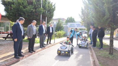 İlkadım’da Trafik Bilinci Aşılanıyor İlkadım Çocuk Trafik Eğitim Parkı’nda trafik