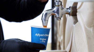 Çerkezköy Belediyesi İkram Çeşmesi, Çorba İkramına Başladı Çerkezköy Belediyesi tarafından