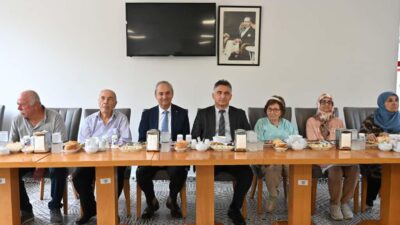 Kaymakam Suat Dervişoğlu ve Başkan Mesut Kocagöz, Şefkat ve Huzurevi’ni