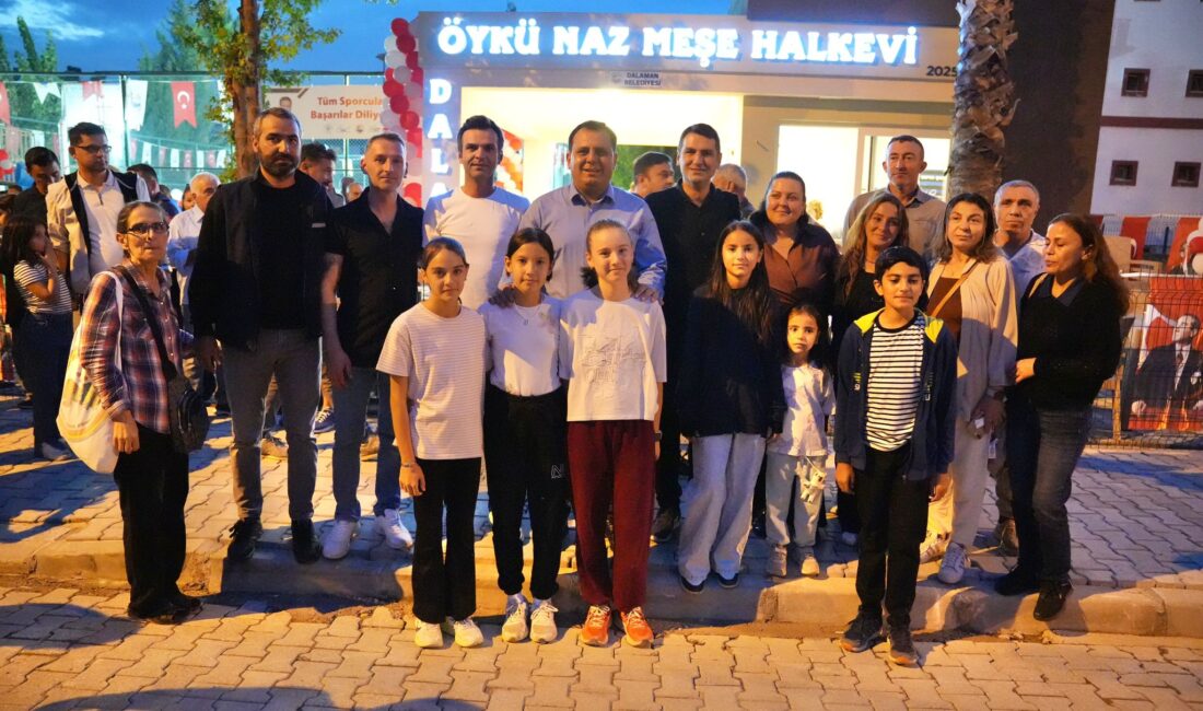 Dalaman’da Öykü Nas Meşe Halkevi Ve Merkez Mahallesi Muhtarlık Binası