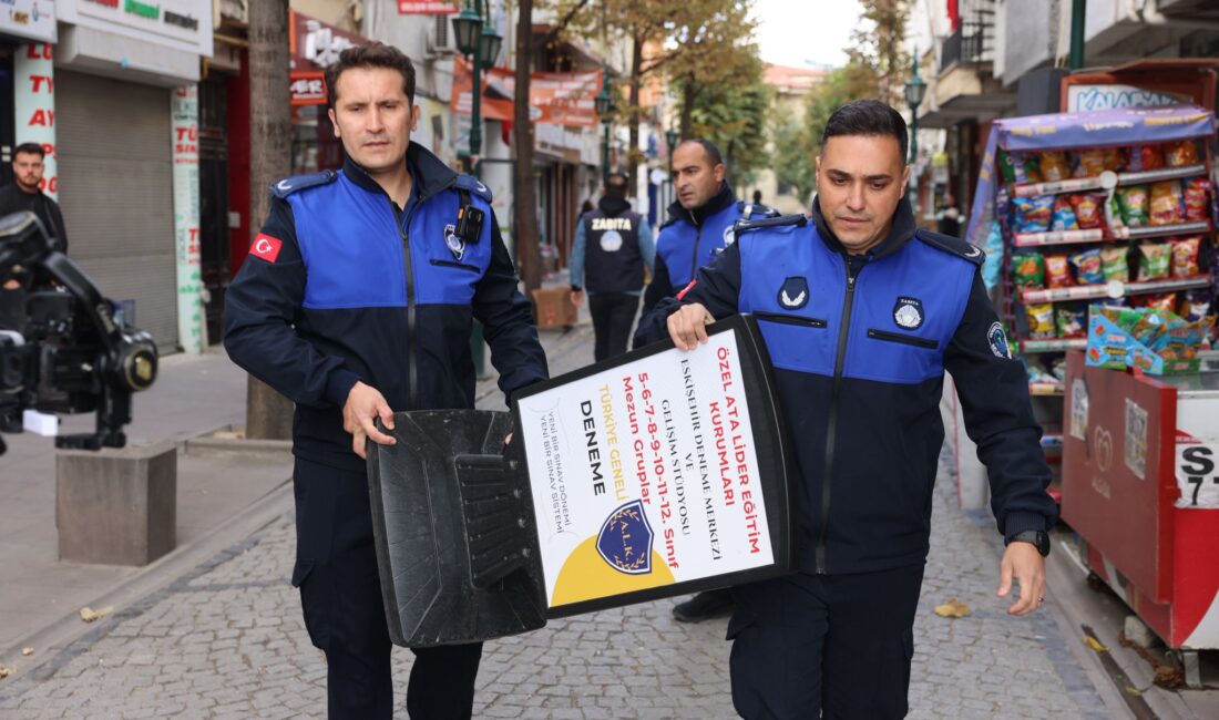 Odunpazarı’nda Kaldırım İşgallerine Karşı Denetimler Devam Ediyor Odunpazarı Belediyesi Zabıta