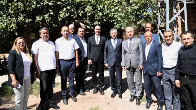 Antalya Valisi Hulusi Şahin, Konyaaltı Kaymakamı Rahmi Köse ve Konyaaltı