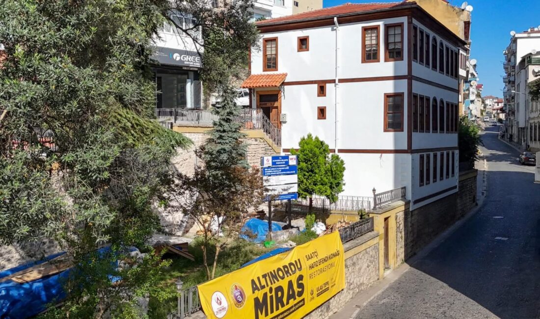 Tarihi Altınel Konağı Altınordu Belediyesi Konservatuvarı Olarak Hizmet Verecek Altınordu