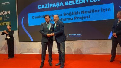 Gazipaşa Belediyesi’ne Sağlıklı Kentler Birliği’nden Birincilik Ödülü Türkiye Sağlıklı Kentler