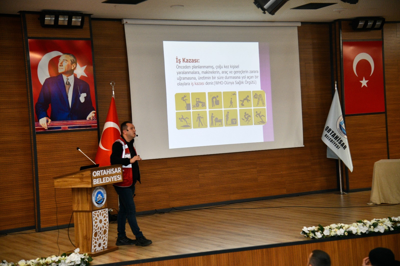 Ortahisar Belediyesi bünyesinde görev yapan personele, Temel İş Sağlığı ve