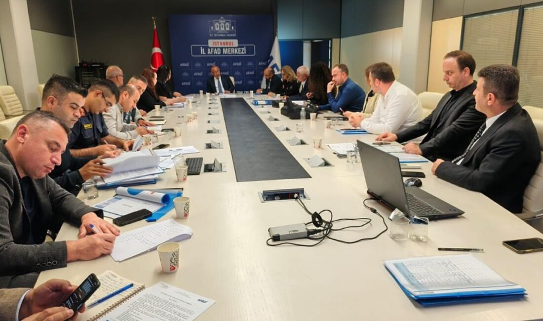 İstanbul AFAD’da Silivri’deki Afet Riskleri Değerlendirildi İl Risk Azaltma Planı