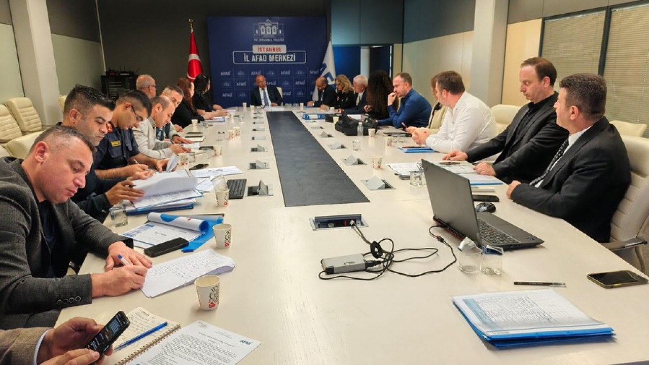 İstanbul AFAD’da Silivri’deki Afet Riskleri Değerlendirildi İl Risk Azaltma Planı
