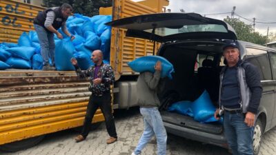 Tritikale Yemleri Silivrili Vatandaşlara Ulaştırılmaya Devam Ediyor Silivri Belediyesi, belediyeye