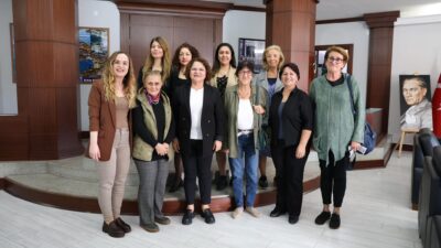 Didim Kadın Platformu’ndan Başkan Hatice Gençay’a Ziyaret Didim Kadın Platformu