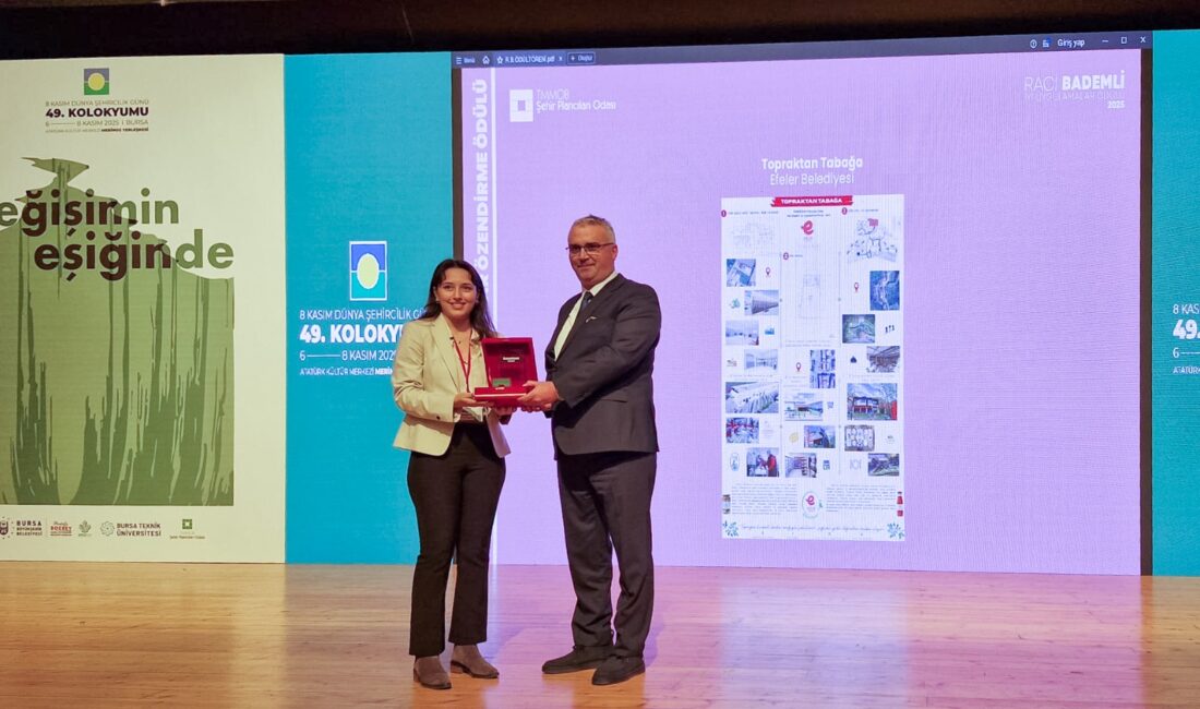 Başkan Anıl Yetişkin’in Örnek Projesinin Ödülü Teslim Edildi Başkan Anıl Yetişkin’in Örnek Projesinin Ödülü Teslim Edildi Efeler Belediye