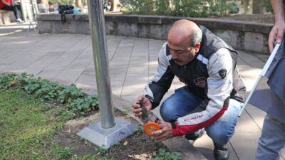 Büyük Önder Atatürk’ü anmak için Karşıyaka’ya gelen Silivri Motosiklet Grubu,