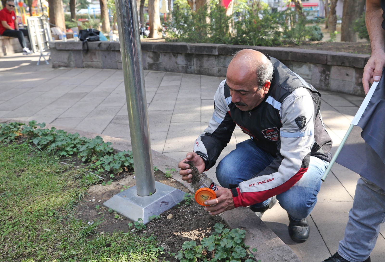 Büyük Önder Atatürk’ü anmak için Karşıyaka’ya gelen Silivri Motosiklet Grubu,