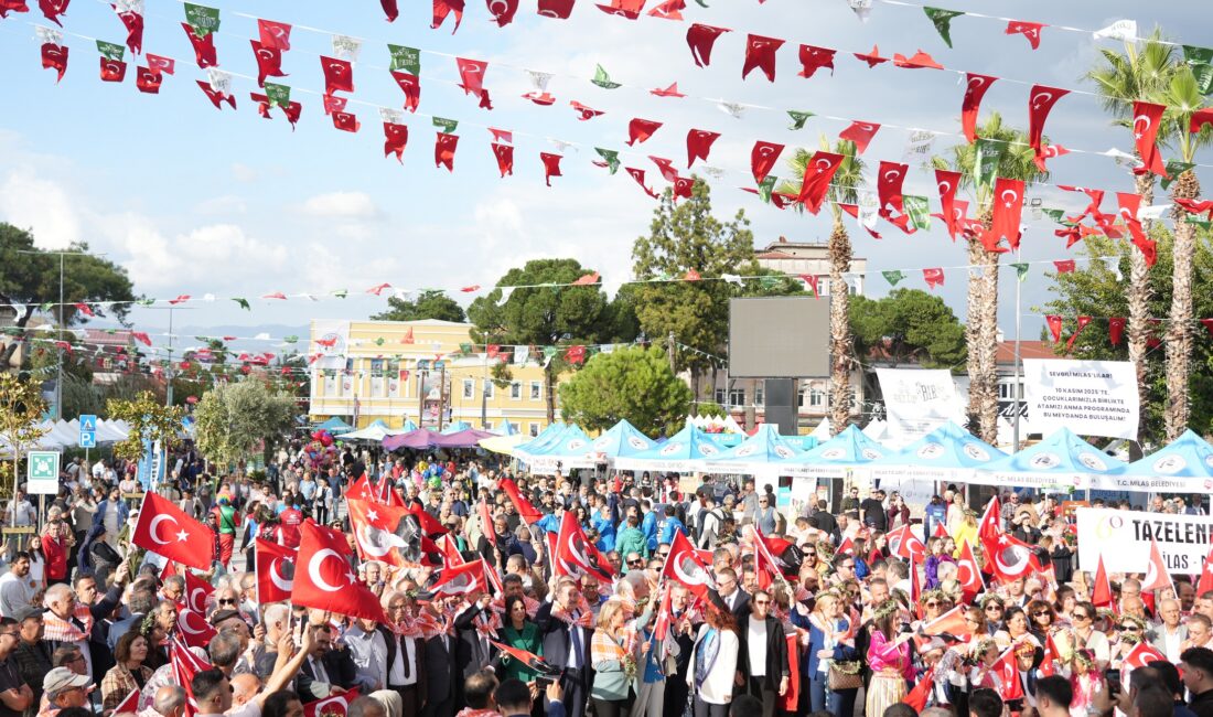 Türkiye'nin önde gelen zeytinyağı üretim merkezlerinden biri olan Milas'ta yaklaşık