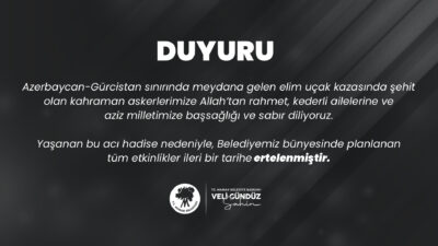 Başkan Veli Gündüz Şahin’den Şehit Askerler İçin Taziye Mesajı Mamak