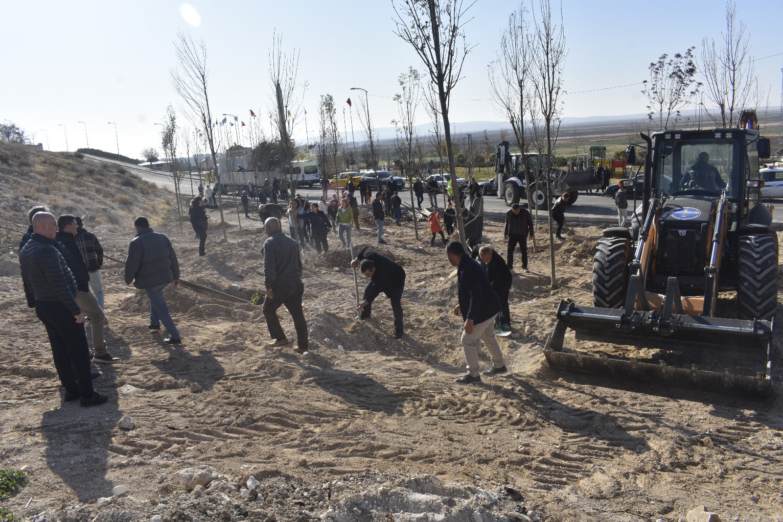 Şereflikoçhisar’da Ağaçlar Toprakla Buluştu Ankara’nın Şereflikoçhisar ilçesinde Şereflikoçhisar Belediye Başkanlığı