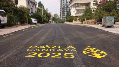 312 CADDE VE SOKAKTA TAM KAPLAMA ASFALT ÇALIŞMASI