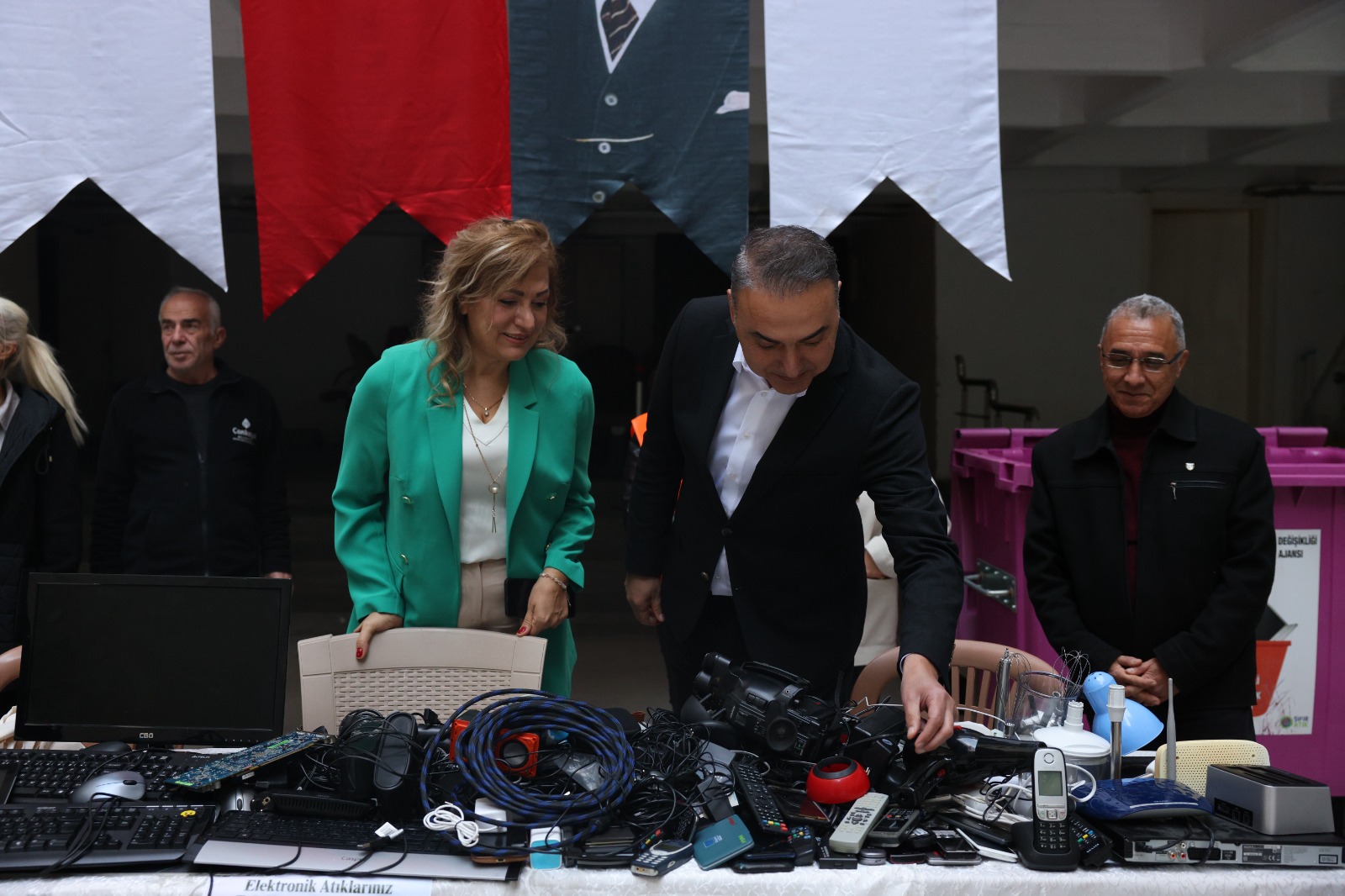 Çankaya’dan Geri Dönüşüme Katkı Belediyesi çalışanları, Avrupa Atık Azaltım Haftası