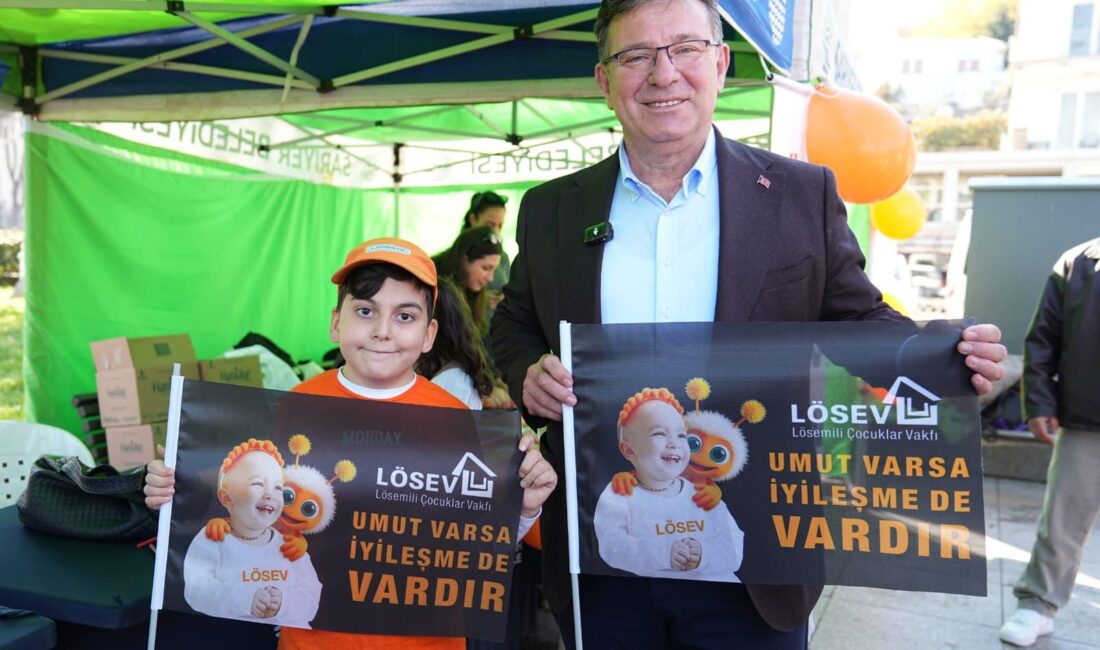 Sarıyer’de Lösemili Çocuklar Haftası’na Anlamlı Destek Sarıyer Belediyesi, 2-8 Kasım Lösemili Çocuklar Haftası kapsamında LÖSEV iş