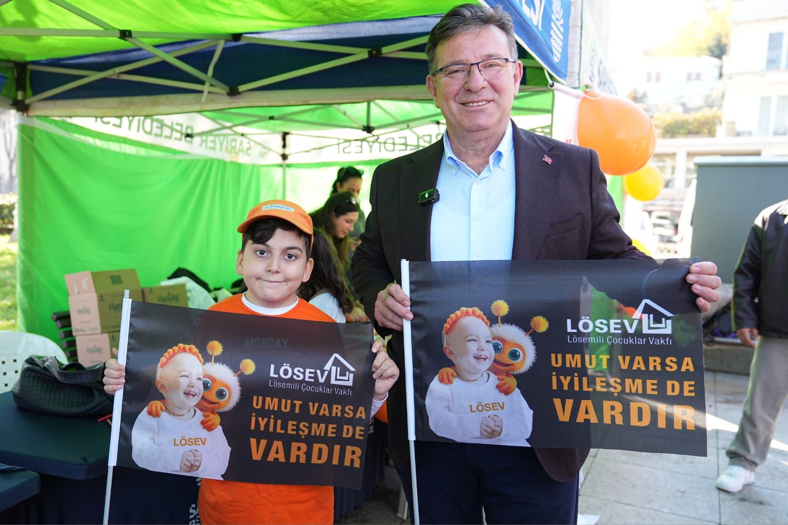 Sarıyer Belediyesi, 2-8 Kasım Lösemili Çocuklar Haftası kapsamında LÖSEV iş