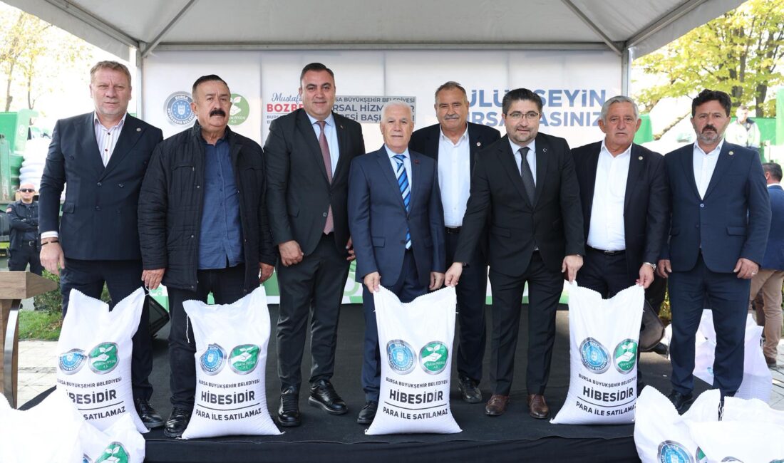 Bursa Büyükşehir’den Çiftçiye Yerli Tohum Desteği Bursa Büyükşehir Belediyesi, Mustafakemalpaşa