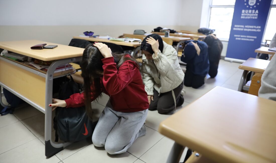 Bursa Büyükşehir Belediyesi, olası afet