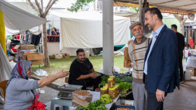 Manavgat Belediye Başkan Vekili Av. Mehmet Çiçek, dün Pazartesi Pazarı’nı