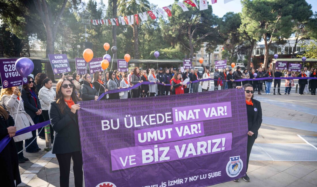 Bornova’da 25 Kasım Dayanışması Bornova Belediyesi, 25 Kasım Kadına Yönelik