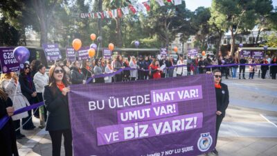Bornova’da 25 Kasım Dayanışması Bornova Belediyesi, 25 Kasım Kadına Yönelik