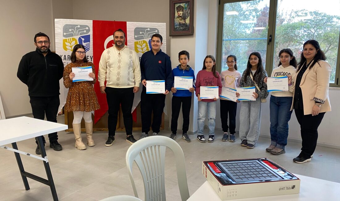 Karacabey Belediyesi’nin ara tatil kapsamında düzenlediği Akıl ve Zekâ Oyunları