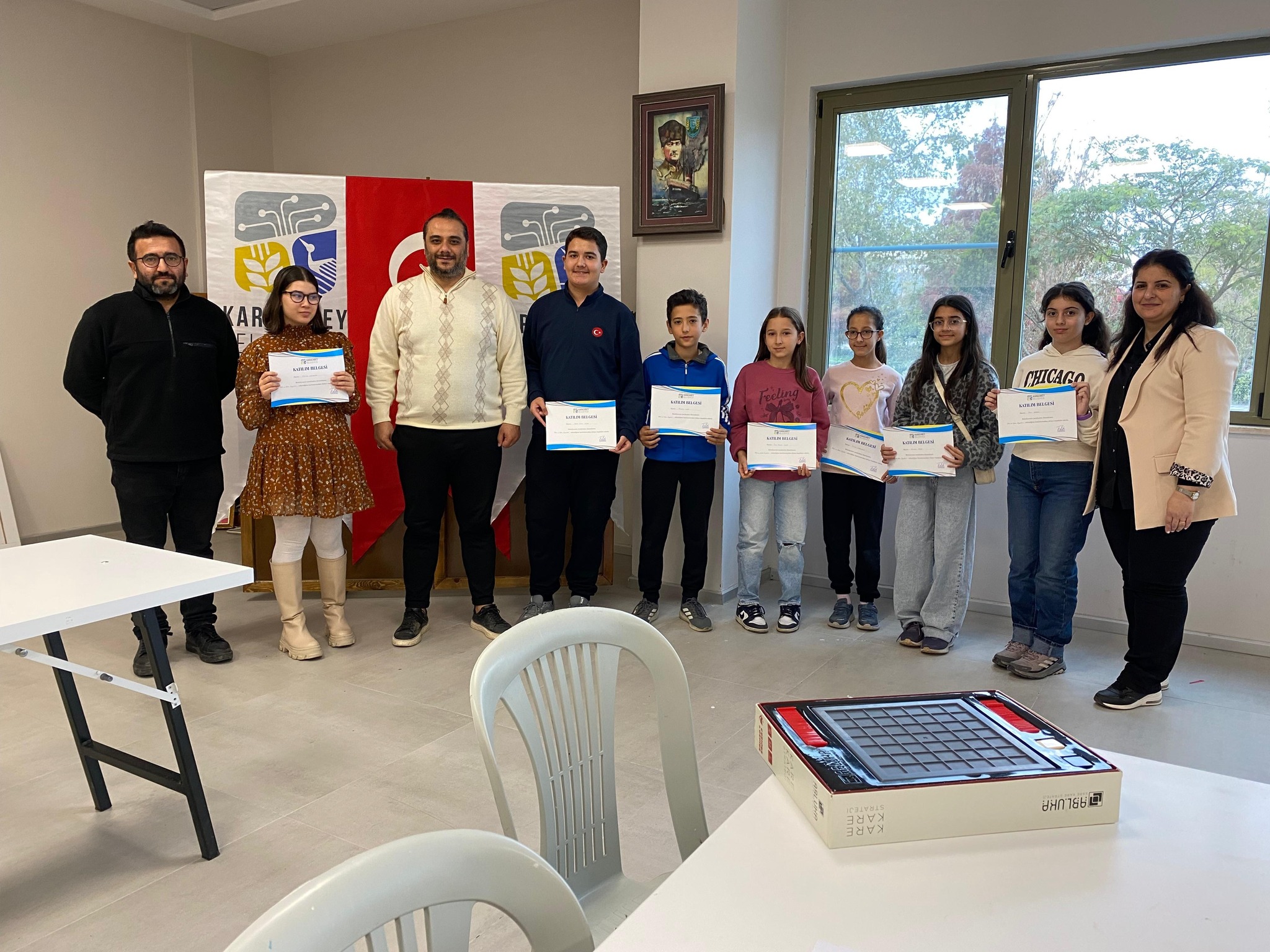 Karacabey Belediyesi’nin ara tatil kapsamında düzenlediği Akıl ve Zekâ Oyunları