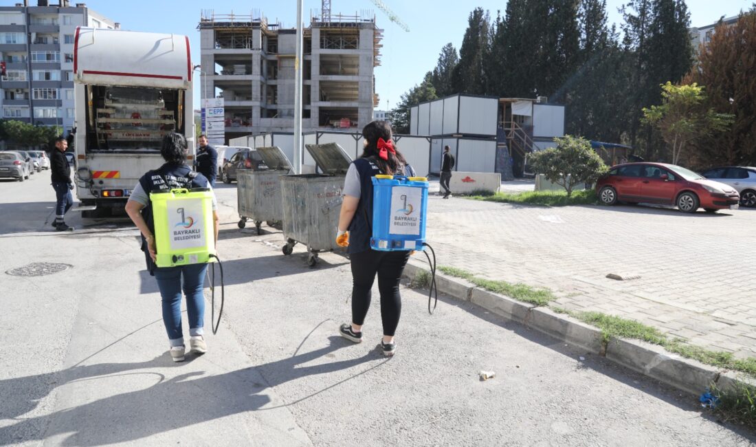 Bayraklı’da Halk Sağlığı Seferberliği Bayraklı Belediyesi, kapsamlı bir hijyen ve