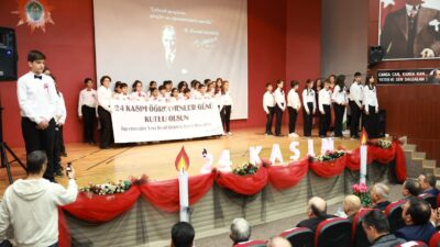 Derince’de Öğretmenler Günü Coşkusu  24 Kasım Öğretmenler Günü dolayısıyla Derince’de