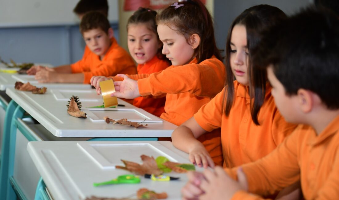 Sonbahar Yaprakları Osmangazi’de Sanata Dönüştü Sonbaharda Sanat Atölyesi ile doğa