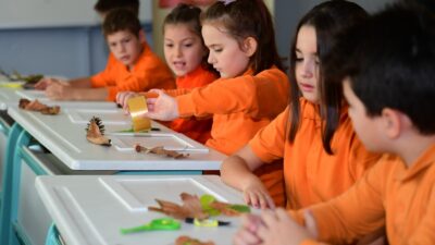 Sonbahar Yaprakları Osmangazide Sanata Dönüştü Sonbaharda Sanat Atölyesi ile doğa