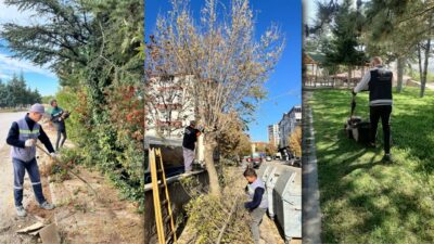 Kahramankazan’ın Dört Bir Yanında Ekipler İş Başında Kahramankazan Belediyesi Park