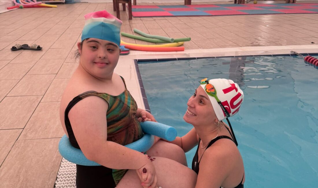 İzmit Belediyesinin başlattığı “Engelsiz Kulaçlar” projesi, 110 özel gereksinimli bireyin