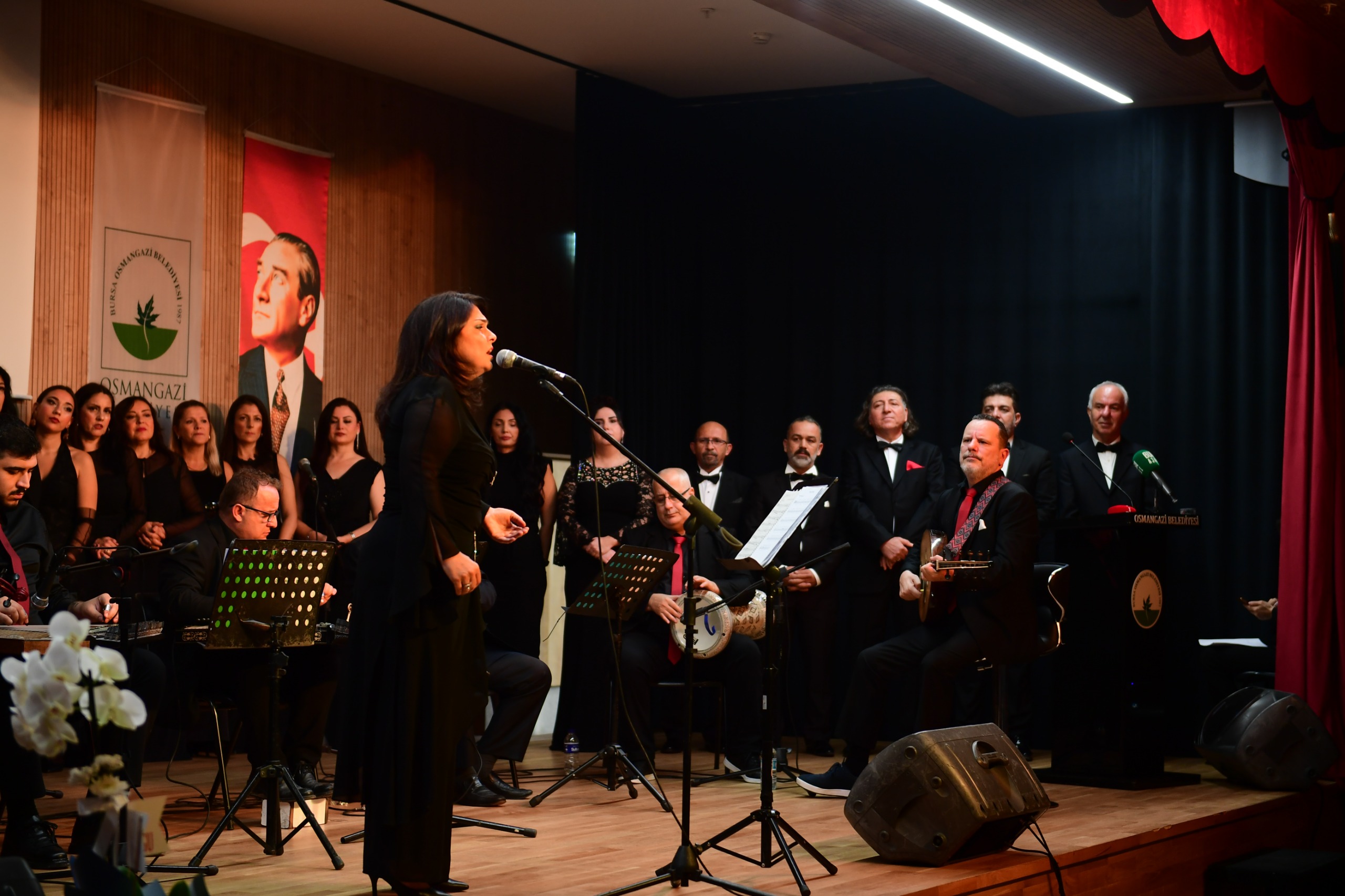 Osmangazi’de Ulu Önder Sevdiği Türkülerle Anıldı Osmangazi Belediyesi Türk Sanat